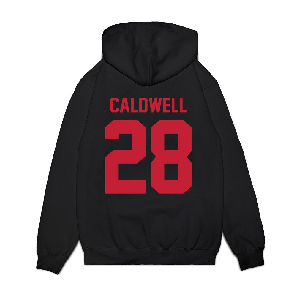 Ohio State - NCAA Football : Simeon Caldwell - Vintage Helmet Premium Hooded Sweatshirt-1