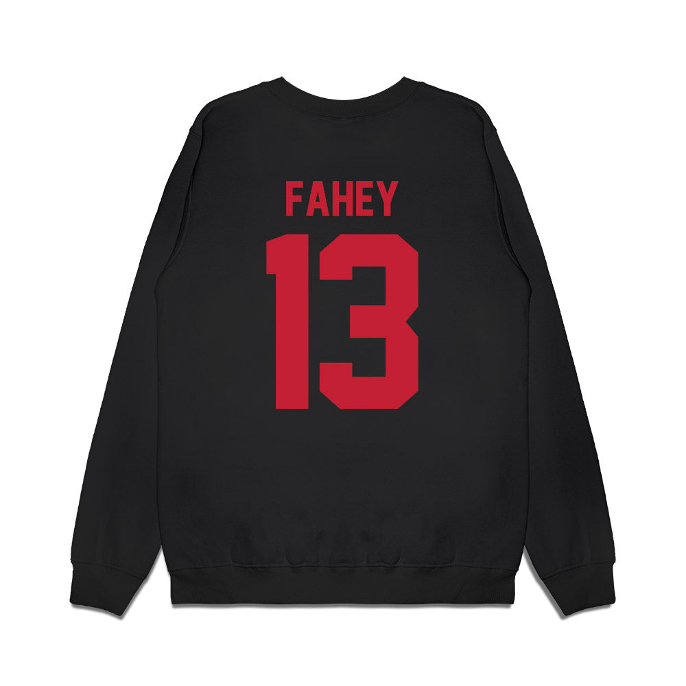 Ohio State - NCAA Football : Luke Fahey - Vintage Helmet Premium Crewneck Sweatshirt-1