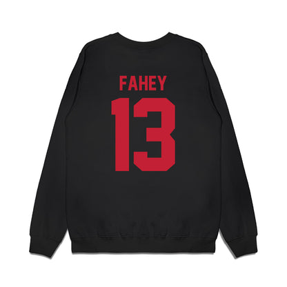 Ohio State - NCAA Football : Luke Fahey - Vintage Helmet Premium Crewneck Sweatshirt-1