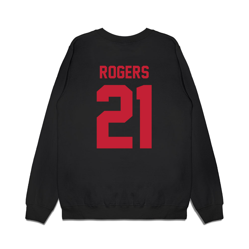 Ohio State - NCAA Football : Anthony Rogers - Vintage Helmet Premium Crewneck Sweatshirt-1