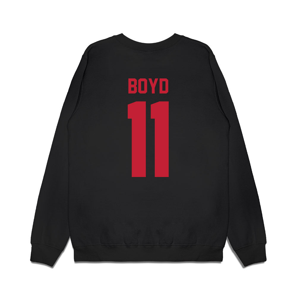 Ohio State - NCAA Football : Brock Boyd - Vintage Helmet Premium Crewneck Sweatshirt-1