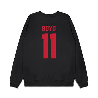 Ohio State - NCAA Football : Brock Boyd - Vintage Helmet Premium Crewneck Sweatshirt-1