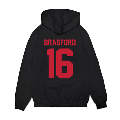 Ohio State - NCAA Football : Blaine Bradford - Vintage Helmet Premium Hooded Sweatshirt-1