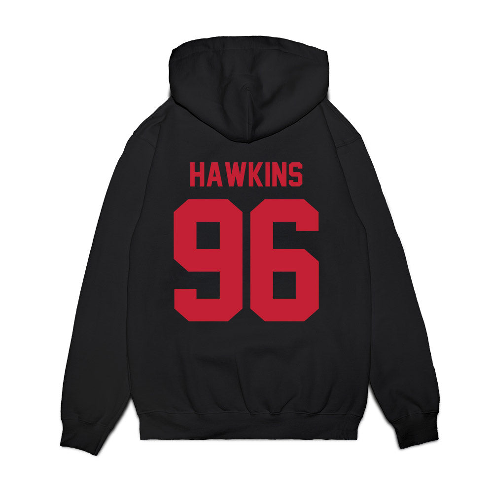 Ohio State - NCAA Football : Connor Hawkins - Vintage Helmet Premium Hooded Sweatshirt-1