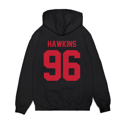 Ohio State - NCAA Football : Connor Hawkins - Vintage Helmet Premium Hooded Sweatshirt-1