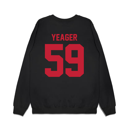 Ohio State - NCAA Football : Ashton Yeager - Vintage Helmet Premium Crewneck Sweatshirt-1