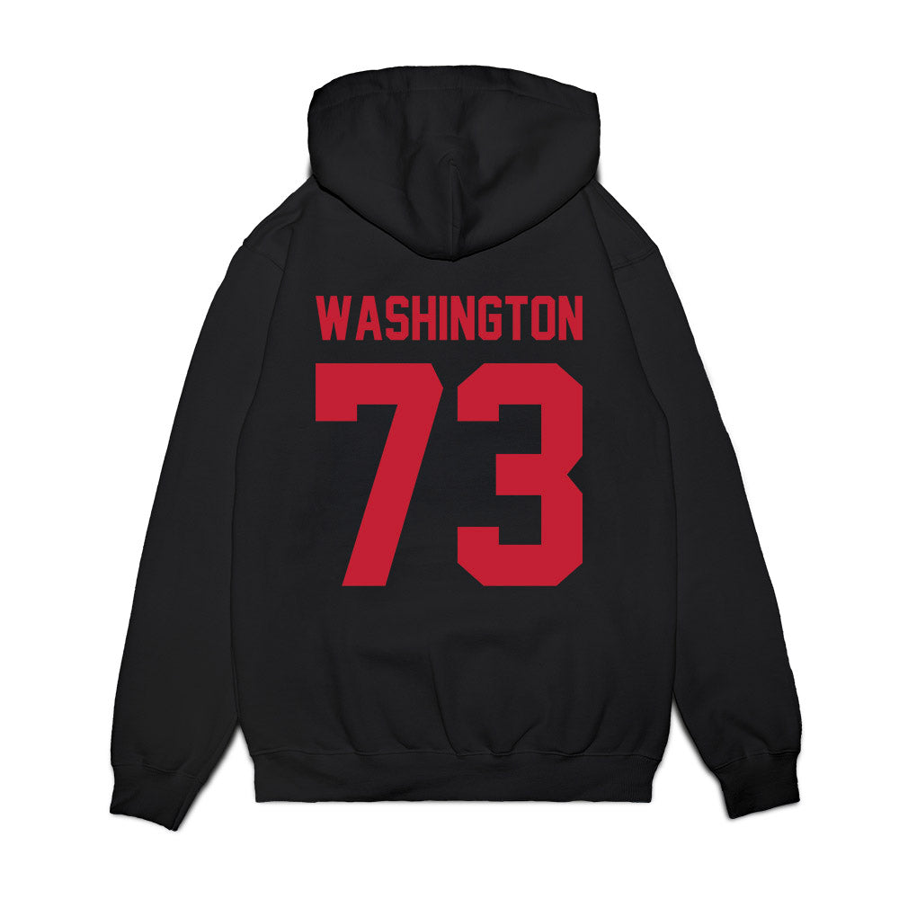 Ohio State - NCAA Football : Vasean Washington - Vintage Helmet Premium Hooded Sweatshirt-1