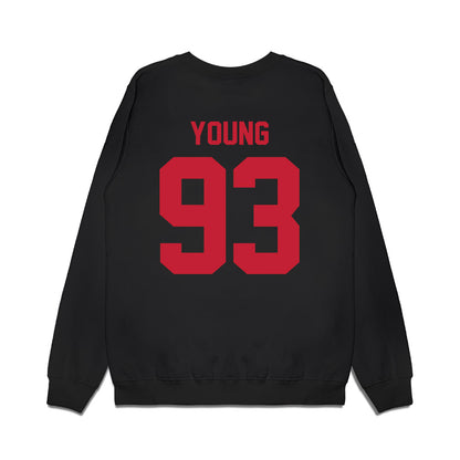 Ohio State - NCAA Football : Brady Young - Vintage Helmet Premium Crewneck Sweatshirt-1