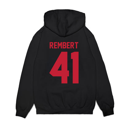 Ohio State - NCAA Football : Braxton Rembert - Vintage Helmet Premium Hooded Sweatshirt-1