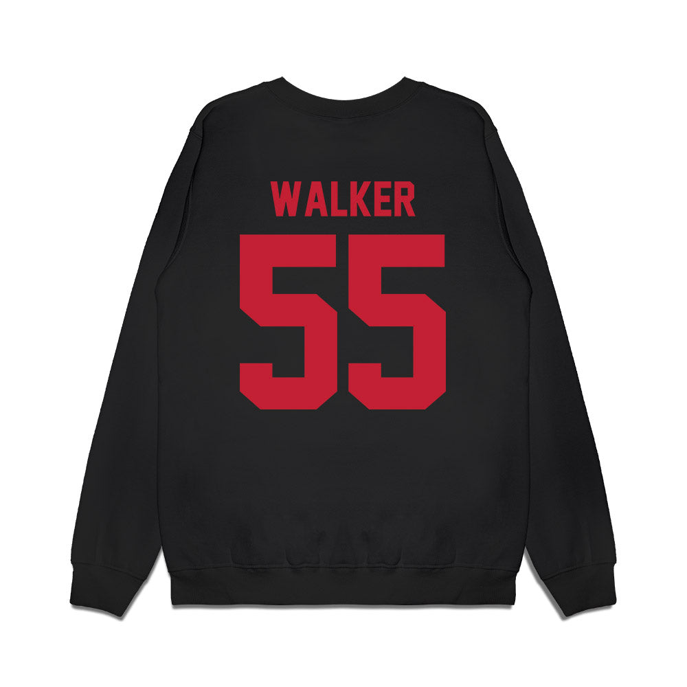 Ohio State - NCAA Football : John Walker - Vintage Helmet Premium Crewneck Sweatshirt-1