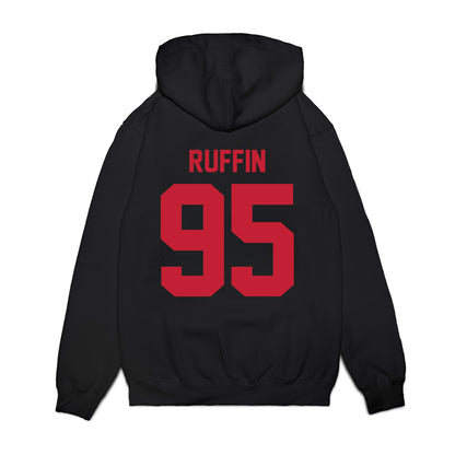 Ohio State - NCAA Football : Emanuel Ruffin - Vintage Helmet Premium Hooded Sweatshirt-1