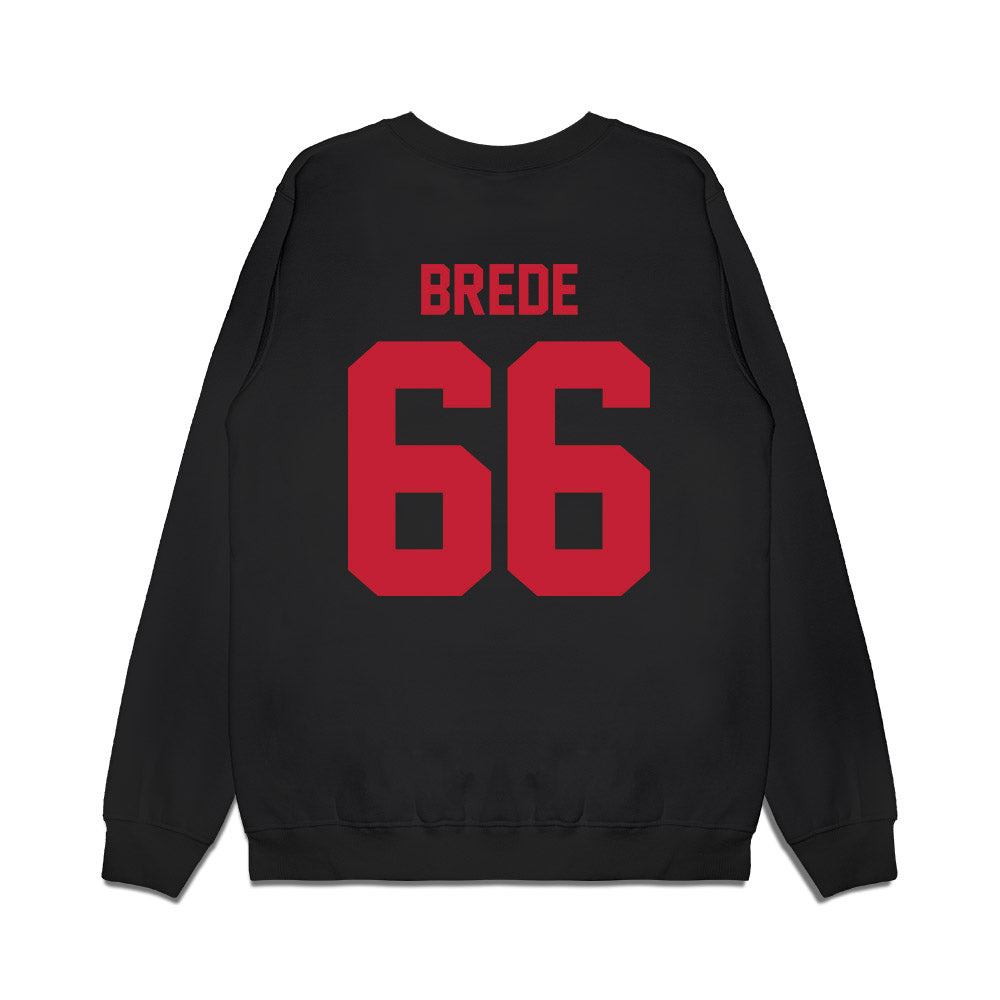 Ohio State - NCAA Football : Landry Brede - Vintage Helmet Premium Crewneck Sweatshirt-1