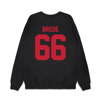 Ohio State - NCAA Football : Landry Brede - Vintage Helmet Premium Crewneck Sweatshirt-1