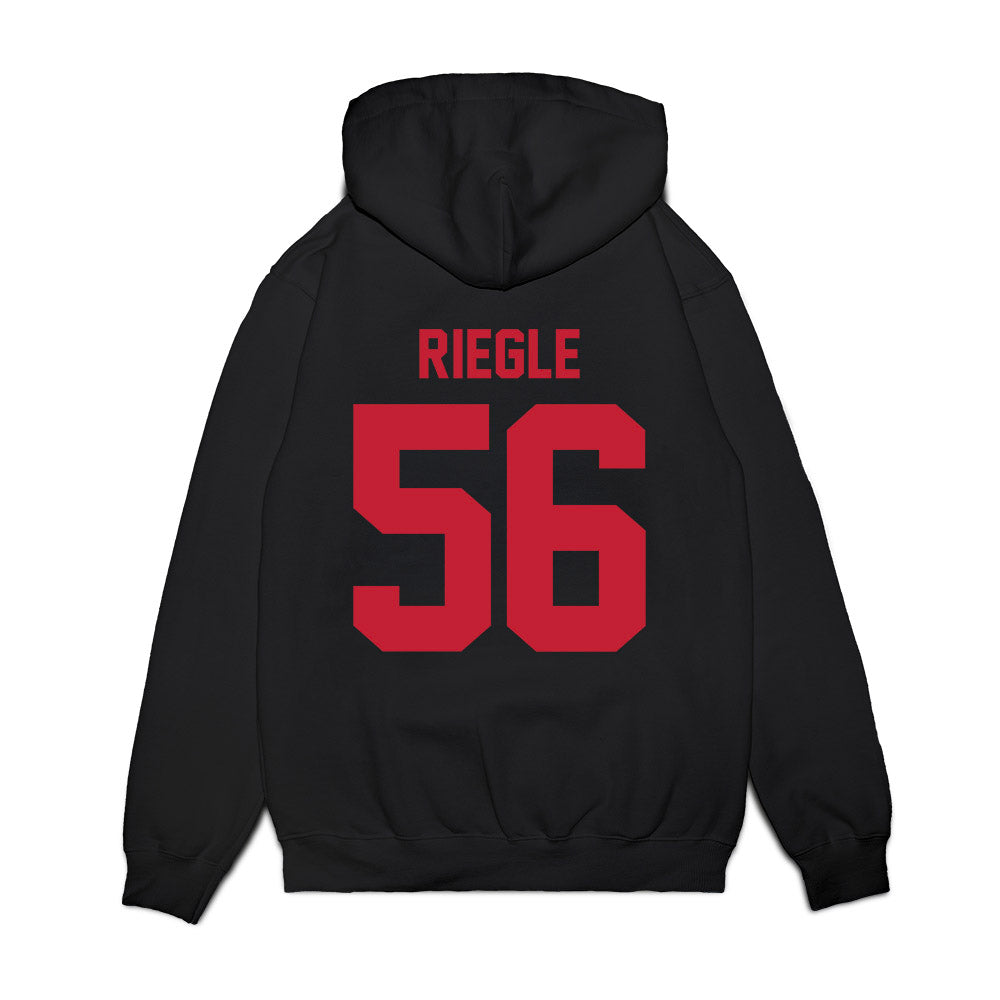 Ohio State - NCAA Football : Nate Riegle - Vintage Helmet Premium Hooded Sweatshirt-1