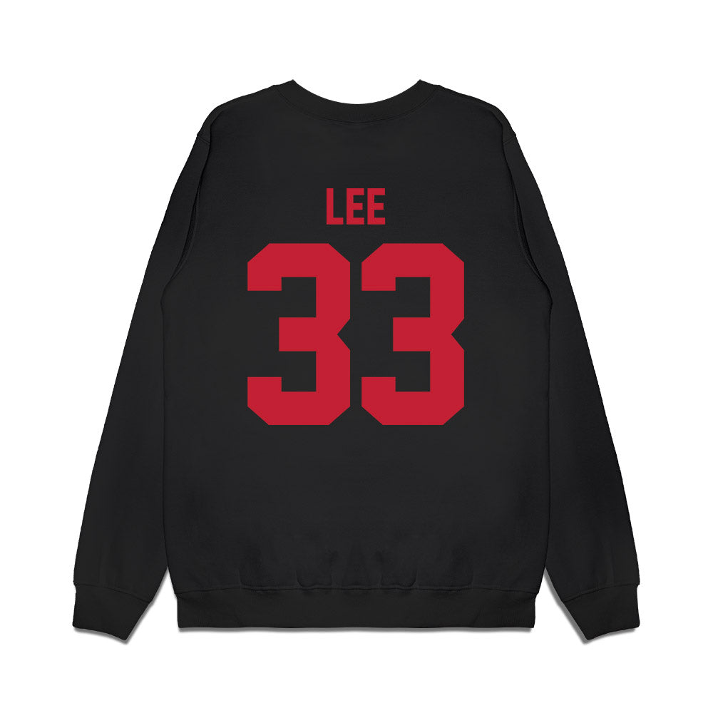 Ohio State - NCAA Football : Eli Lee - Vintage Helmet Premium Crewneck Sweatshirt-1