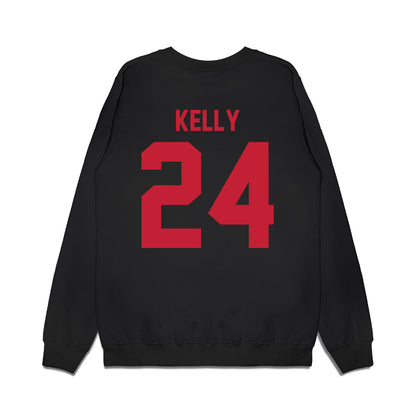 Ohio State - NCAA Football : Dominick Kelly - Vintage Helmet Premium Crewneck Sweatshirt-1