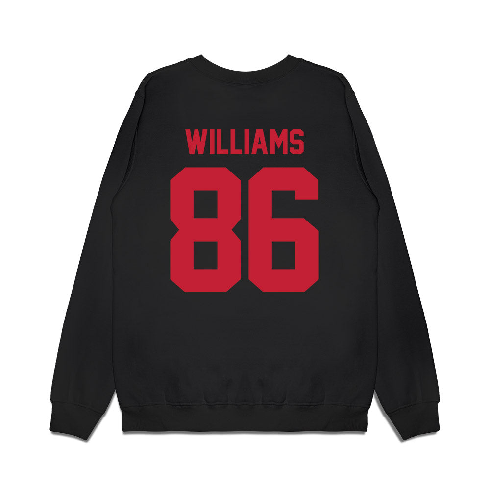 Ohio State - NCAA Football : Mason Williams - Vintage Helmet Premium Crewneck Sweatshirt-1