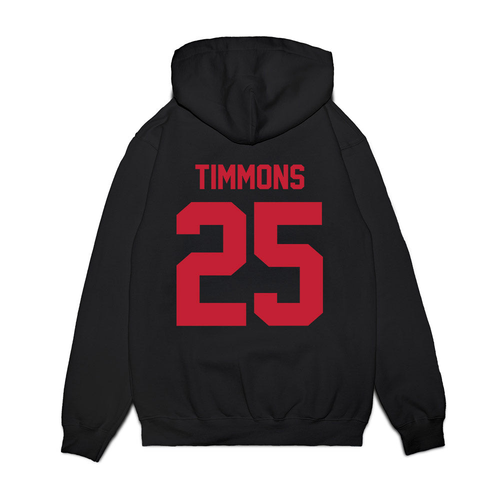 Ohio State - NCAA Football : Jay Timmons - Vintage Helmet Premium Hooded Sweatshirt-1