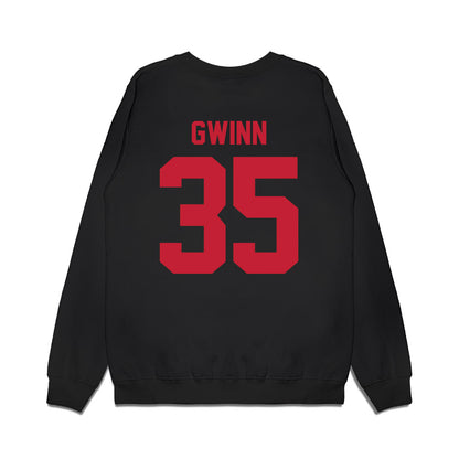 Ohio State - NCAA Football : Jaystin Gwinn - Vintage Helmet Premium Crewneck Sweatshirt-1