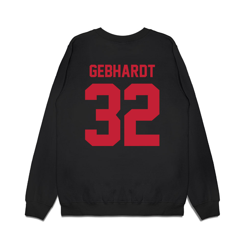 Ohio State - NCAA Football : Kaden Gebhardt - Vintage Helmet Premium Crewneck Sweatshirt-1