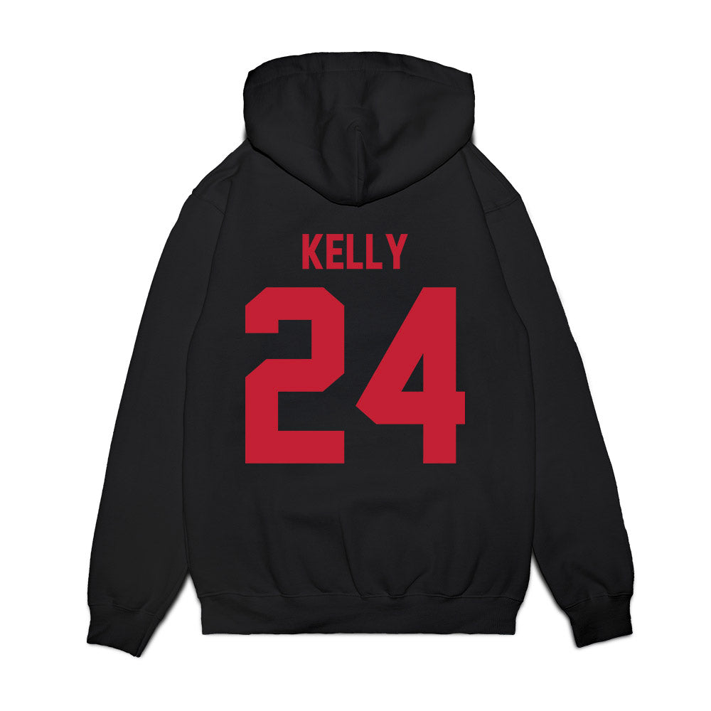 Ohio State - NCAA Football : Dominick Kelly - Vintage Helmet Premium Hooded Sweatshirt-1