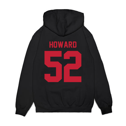 Ohio State - NCAA Football : Ty Howard - Vintage Helmet Premium Hooded Sweatshirt-1