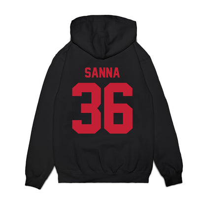 Ohio State - NCAA Football : CJ Sanna - Vintage Helmet Premium Hooded Sweatshirt-1