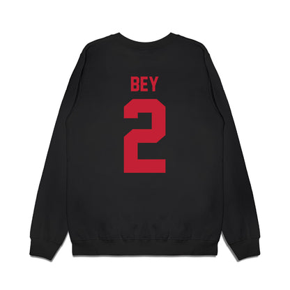 Ohio State - NCAA Football : Legend Bey - Vintage Helmet Premium Crewneck Sweatshirt-1