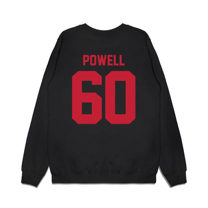 Ohio State - NCAA Football : Jaxon Powell - Vintage Helmet Premium Crewneck Sweatshirt-1