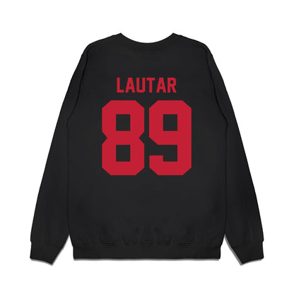 Ohio State - NCAA Football : Nick Lautar - Vintage Helmet Premium Crewneck Sweatshirt-1