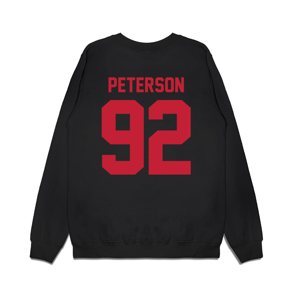 Ohio State - NCAA Football : Cooper Peterson - Vintage Helmet Premium Crewneck Sweatshirt-1