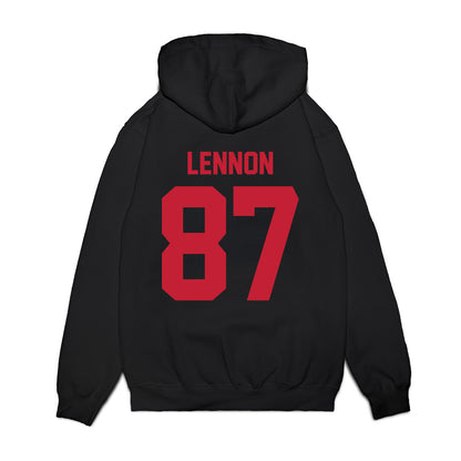 Ohio State - NCAA Football : Brody Lennon - Vintage Helmet Premium Hooded Sweatshirt-1