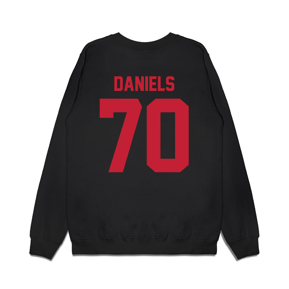Ohio State - NCAA Football : Phillip Daniels - Vintage Helmet Premium Crewneck Sweatshirt-1