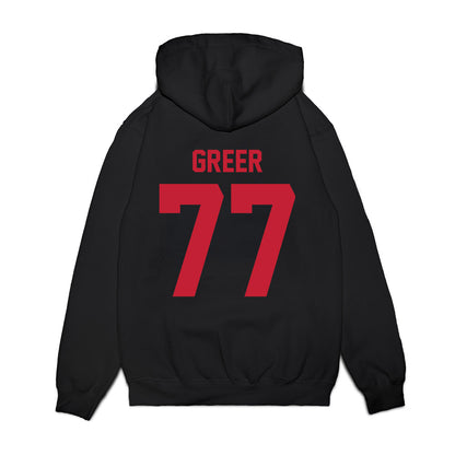 Ohio State - NCAA Football : Sam Greer - Vintage Helmet Premium Hooded Sweatshirt-1