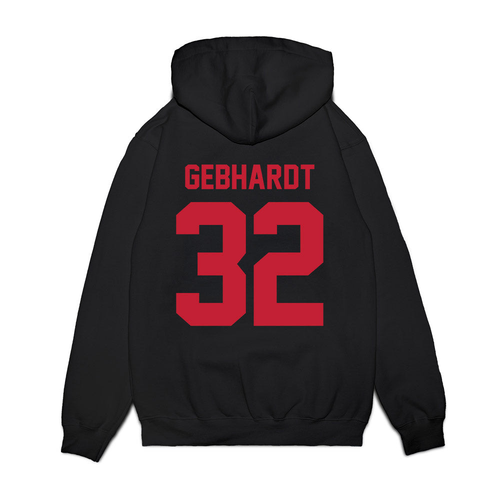 Ohio State - NCAA Football : Kaden Gebhardt - Vintage Helmet Premium Hooded Sweatshirt-1