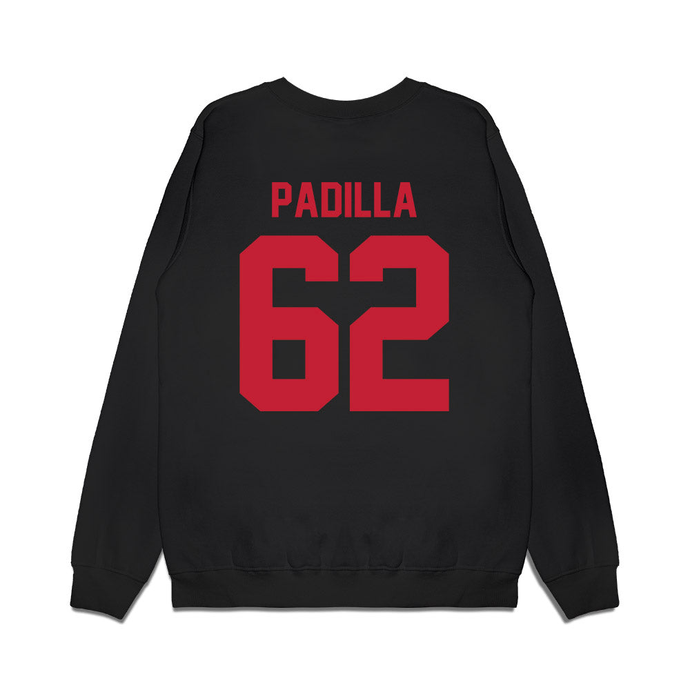 Ohio State - NCAA Football : Joshua Padilla - Vintage Helmet Premium Crewneck Sweatshirt-1