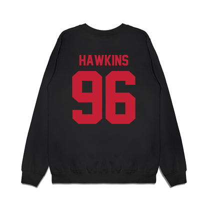 Ohio State - NCAA Football : Connor Hawkins - Vintage Helmet Premium Crewneck Sweatshirt-1