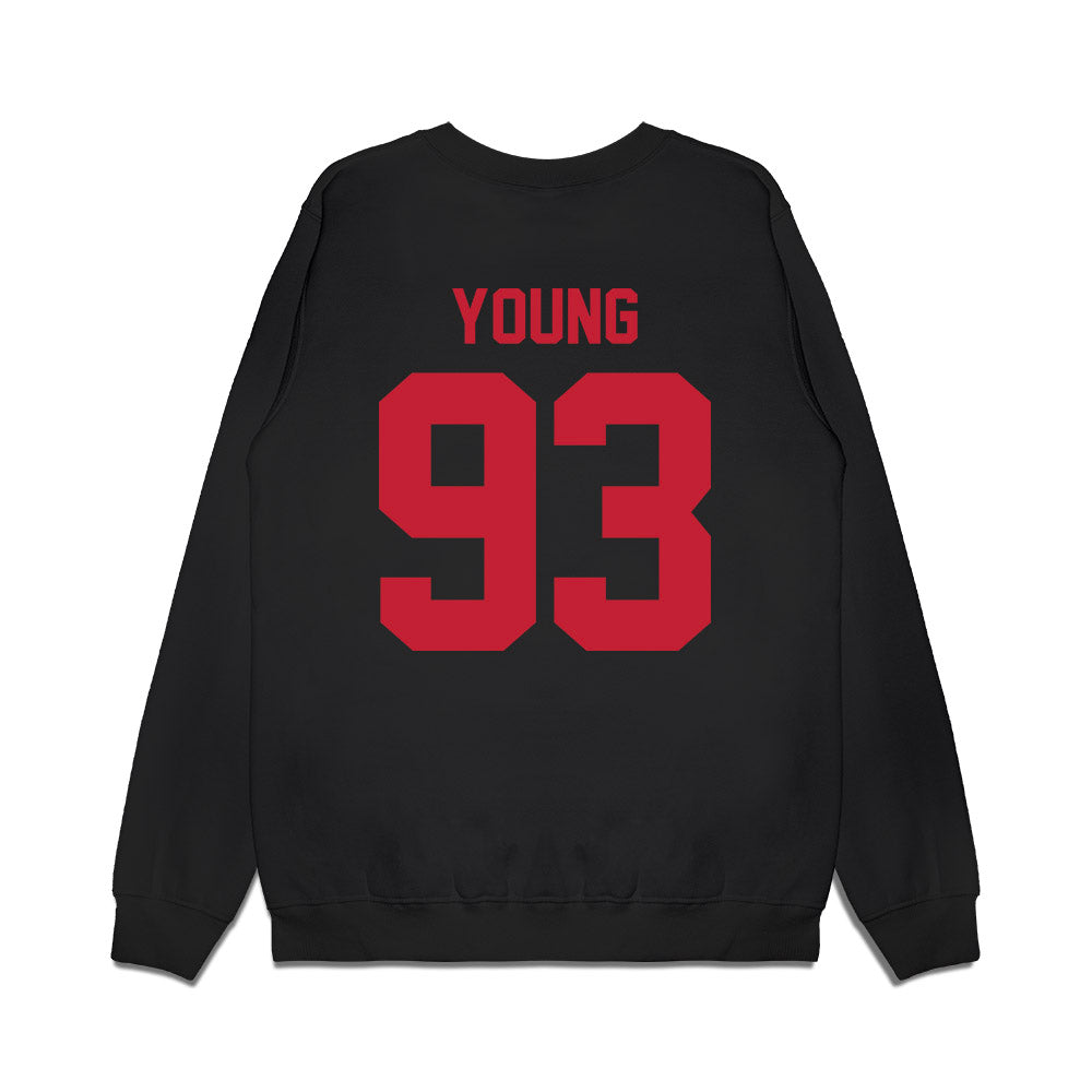 Ohio State - NCAA Football : Brady Young - Vintage Helmet Premium Crewneck Sweatshirt-1