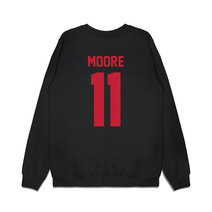 Ohio State - NCAA Football : Terry Moore - Vintage Helmet Premium Crewneck Sweatshirt-1