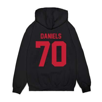 Ohio State - NCAA Football : Phillip Daniels - Vintage Helmet Premium Hooded Sweatshirt-1
