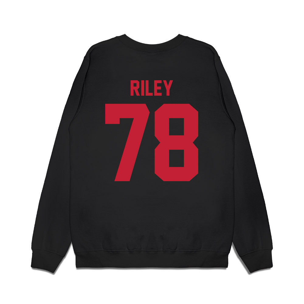 Ohio State - NCAA Football : Maxwell Riley - Vintage Helmet Premium Crewneck Sweatshirt-1