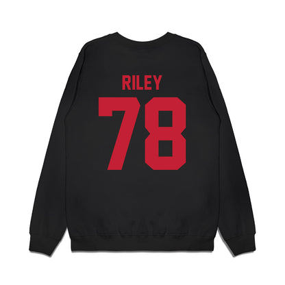 Ohio State - NCAA Football : Maxwell Riley - Vintage Helmet Premium Crewneck Sweatshirt-1