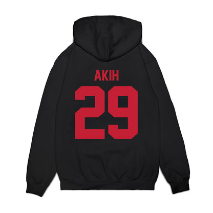 Ohio State - NCAA Football : Favour Akih - Vintage Helmet Premium Hooded Sweatshirt-1