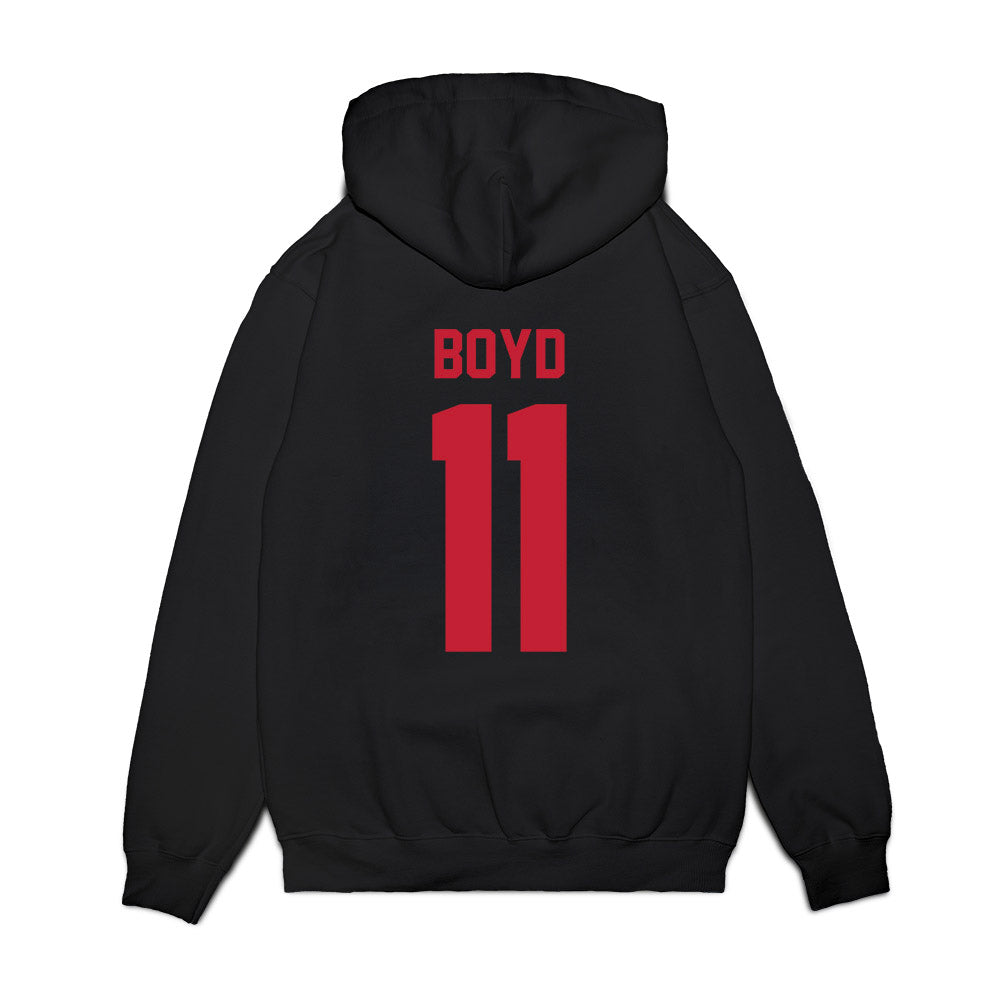 Ohio State - NCAA Football : Brock Boyd - Vintage Helmet Premium Hooded Sweatshirt-1