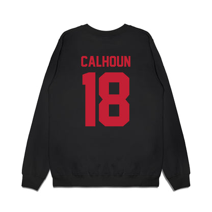 Ohio State - NCAA Football : Cameron Calhoun - Vintage Helmet Premium Crewneck Sweatshirt-1