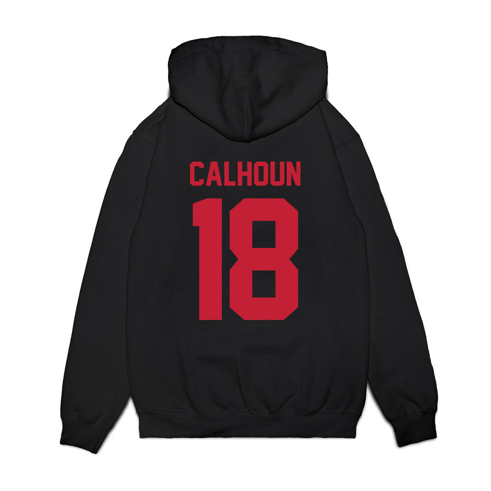 Ohio State - NCAA Football : Cameron Calhoun - Vintage Helmet Premium Hooded Sweatshirt-1