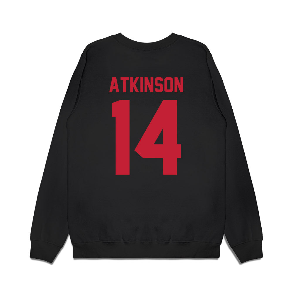 Ohio State - NCAA Football : Beau Atkinson - Vintage Helmet Premium Crewneck Sweatshirt-1