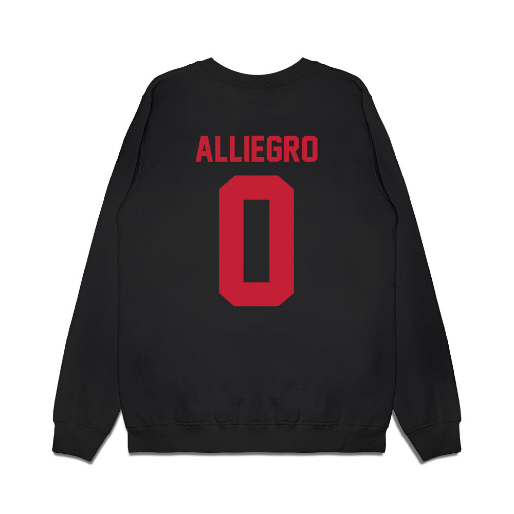 Ohio State - NCAA Football : Christian Alliegro - Vintage Helmet Premium Crewneck Sweatshirt-1