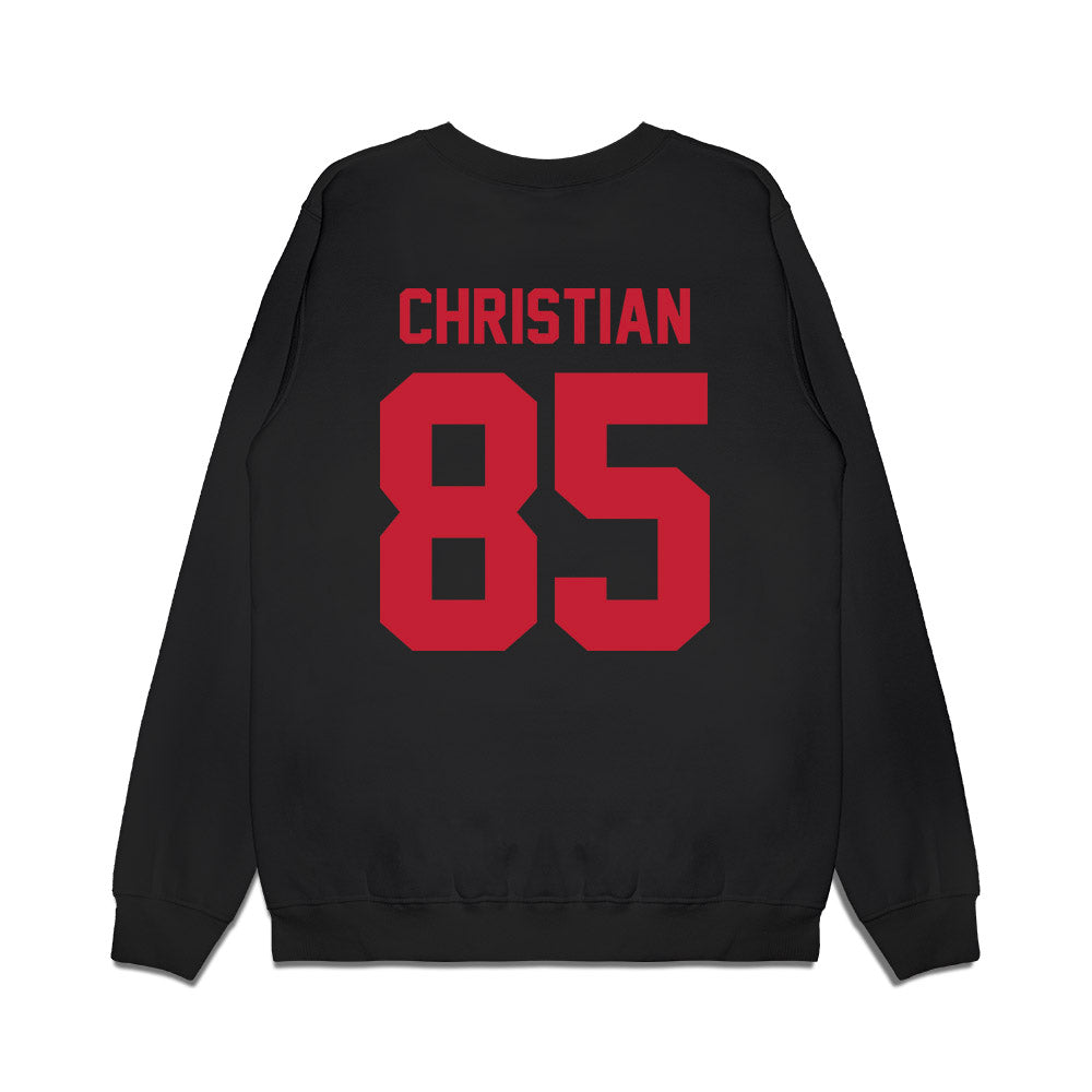 Ohio State - NCAA Football : Bennett Christian - Vintage Helmet Premium Crewneck Sweatshirt-1