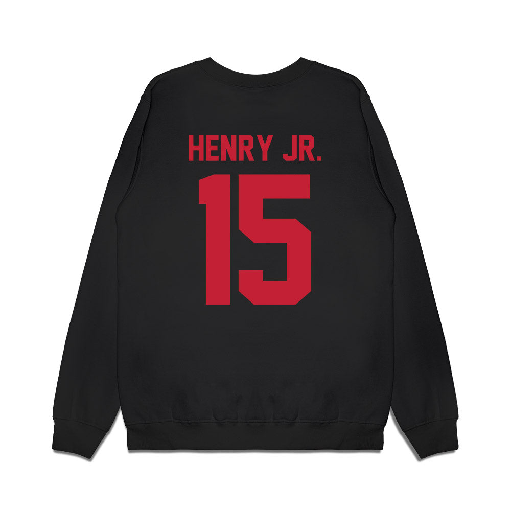 Ohio State - NCAA Football : Chris Henry Jr. - Vintage Helmet Premium Crewneck Sweatshirt-1